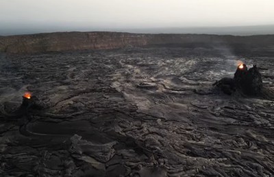 Flying over the Dancalia - When geology amazes us