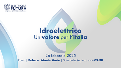 Hydroelectric: a value for Italy