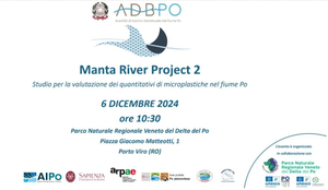 Manta River Project 2 - Study for the evaluation of the quantities of microplastics in the Po