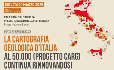 The geological cartography of Italy at 50,000 (CARG Project) continues to be renewed