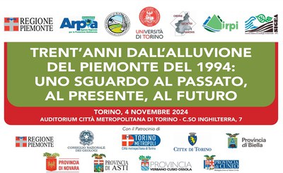 Thirty years since the 1994 Piemonte flood: a look at the past, the present, the future