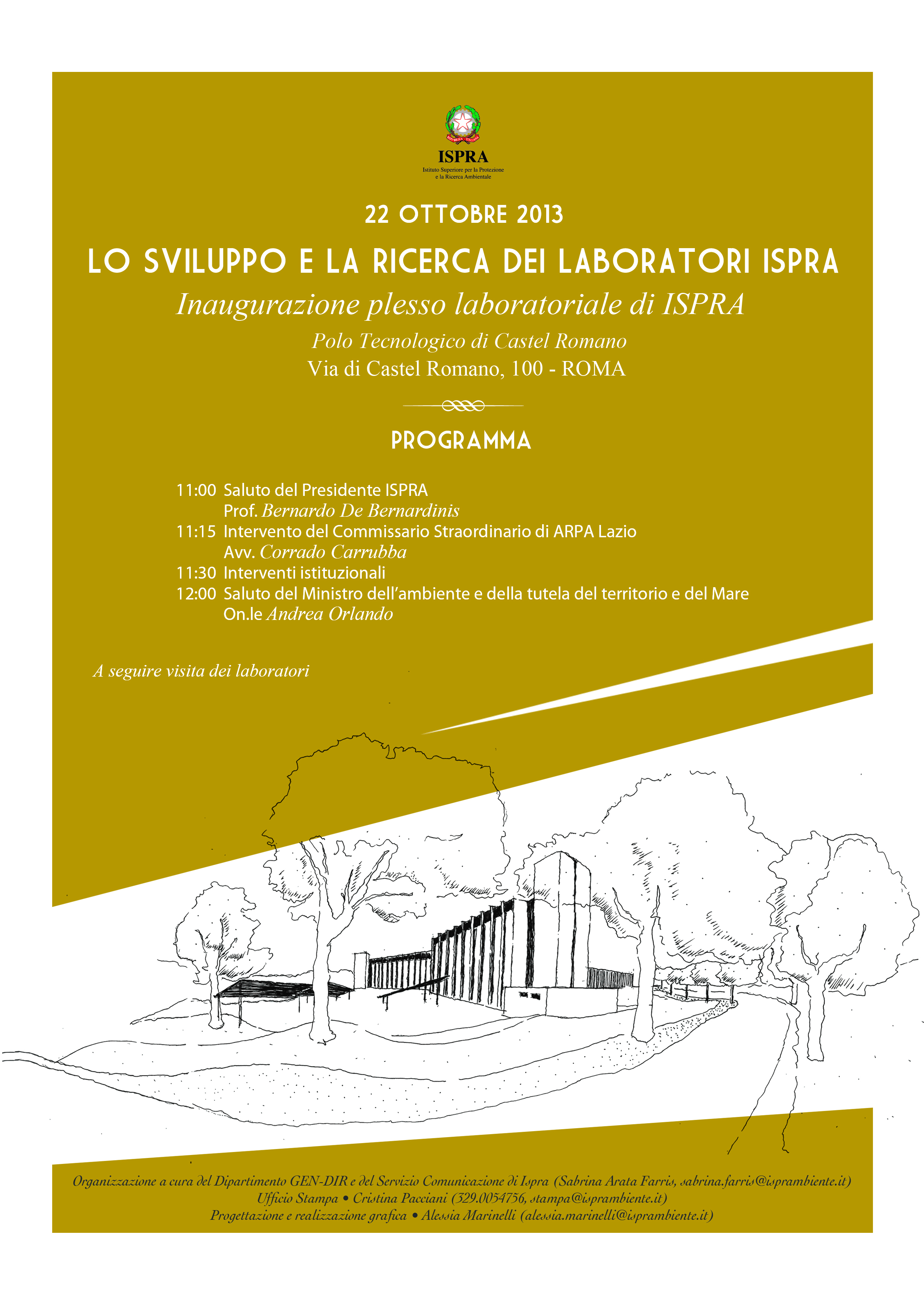 Inaugurazione Laboratori Castel Romano