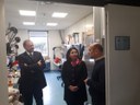 La First lady irachena in visita al Centro Nazionale per la rete dei Laboratori