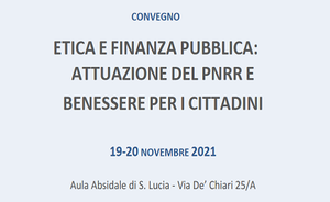 Etica e finanza pubblica: attuazione del PNRR e benessere per i cittadini