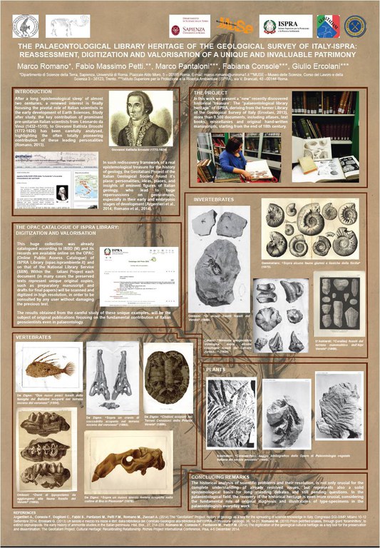 The Paleontological Library Heritage of the Geological Servey of Italy-ISPRA