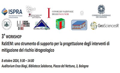 3° Workshop RaStEM: uno strumento di supporto per la progettazione degli interventi di mitigazione del rischio idrogeologico