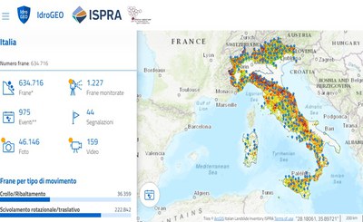 Frane e alluvioni: le attività di ISPRA