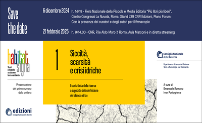 Presentazione del libro "Siccità, scarsità e crisi idriche – Il contributo della ricerca a supporto della definizione del bilancio idrico"