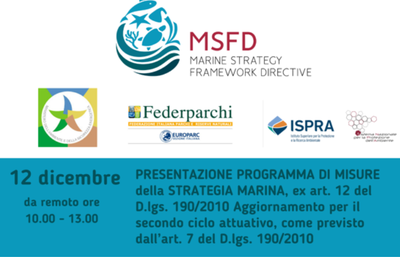 Webinar su Strategy Framework Directive (MSFD 2008/56/CE) – Aggiornamento per il secondo ciclo attuativo