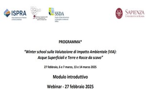 Winter School sulla Valutazione di Impatto Ambientale