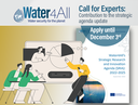 Water4All cerca Esperti - Candidature Aperte fino al 3 dicembre 2024 per contribuire all’aggiornamento dell’Agenda Strategica per la Ricerca e l’innovazione